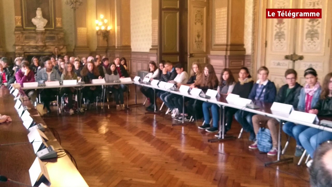 Vannes. Installation du conseil municipal de jeunes