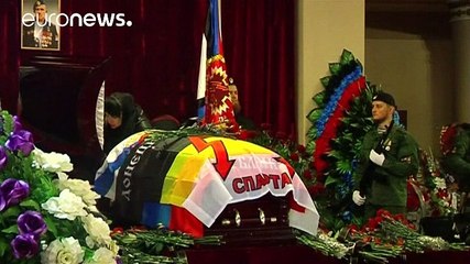 Russischer Separatistenkommandeur in Donezk beigesetzt