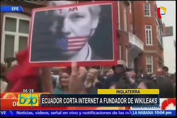 Inglaterra: denuncian que Ecuador corta el acceso a internet a Julian Assange