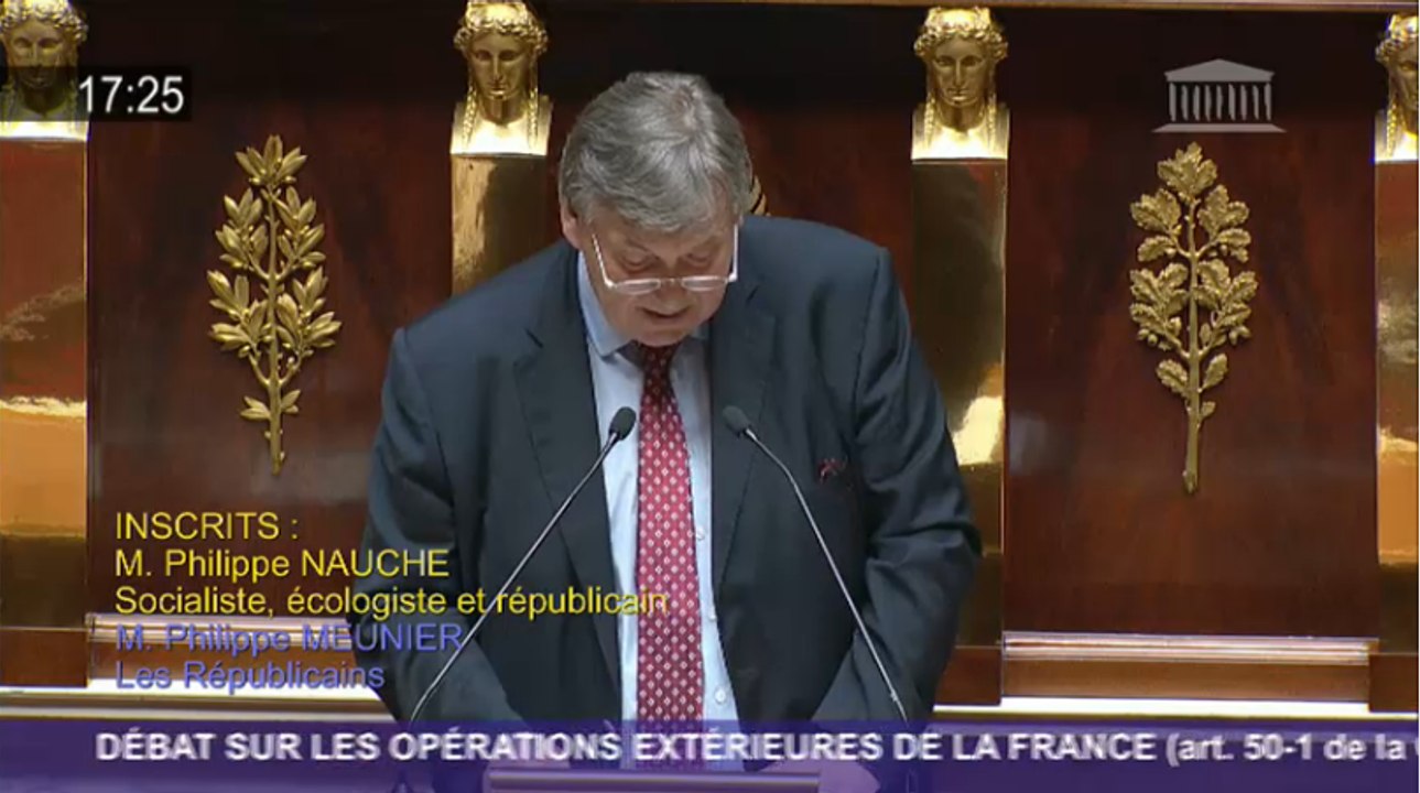 Débat sur les OPEX Intervention de Philippe Nauche député de la Corrèze