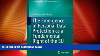 Big Deals  The Emergence of Personal Data Protection as a Fundamental Right of the EU (Law,