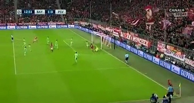 1-0 Thomas Muller Goal HD - Bayern Munich 1-0 PSV - 19.10.2016