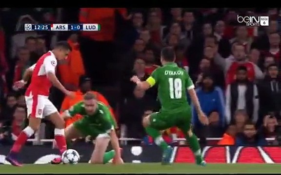 1-0 Alexis Sánchez Great Goal HD - Arsenal vs Ludogorets Razgrad - 19.10.2016 HD