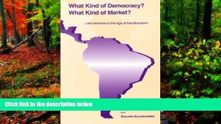 READ NOW  What Kind of Democracy? What Kind of Market?: Latin America in the Age of Neoliberalism