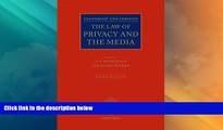 Big Deals  Tugendhat and Christie: The Law of Privacy and The Media  Full Read Most Wanted