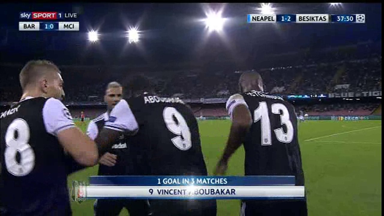 Vincent Aboubakar Goal HD - Napoli 2-1 Besiktas - 19-10-2016