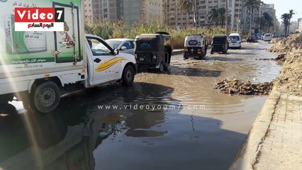 تعطل مشروع الصرف بـ"المندرة" شرق الإسكندرية يتسبب فى غرق المنطقة