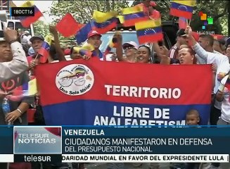 Venezolanos defienden el Presupuesto 2017