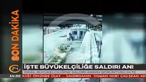 İsrail Büyükelçiliğine saldırı anı