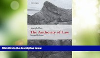 Big Deals  The Authority of Law: Essays on Law and Morality  Best Seller Books Most Wanted