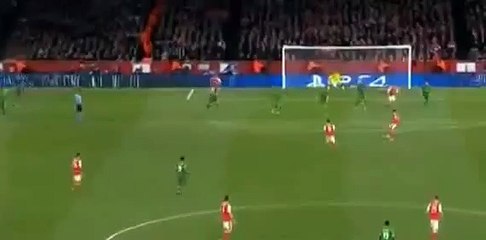 Theo Walcott Amazing Goal ~ Arsenal vs Ludogoretz 2-0 CL (2016) -