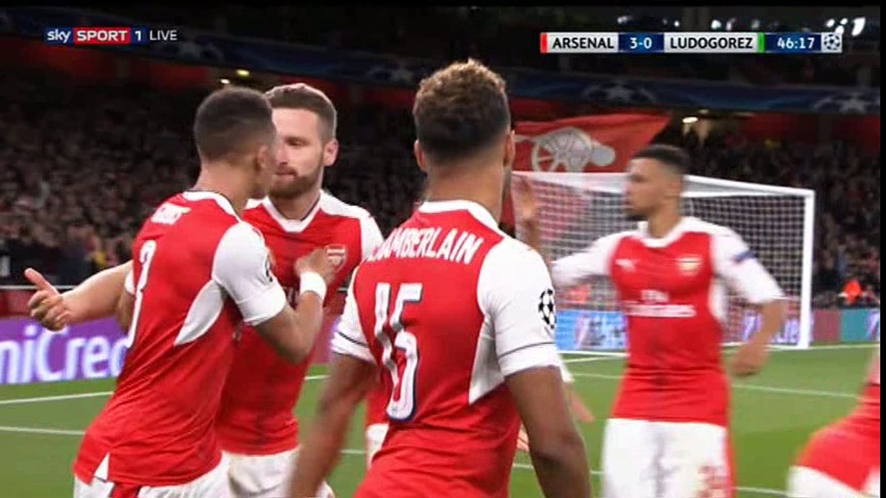 Alex Oxlade-Chamberlain Goal HD - Arsenal 3-0 Ludogorets - 19-10-2016