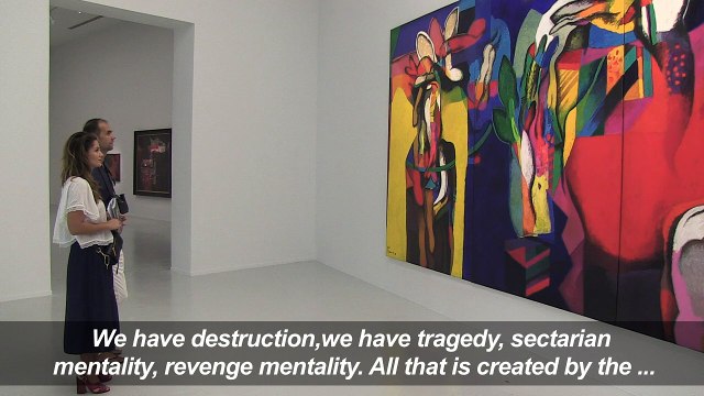 Iraqi artist warns of 'scenario of destruction'