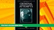 Big Deals  Criminal Attempts (Oxford Monographs on Criminal Law and Justice)  Full Ebooks Best