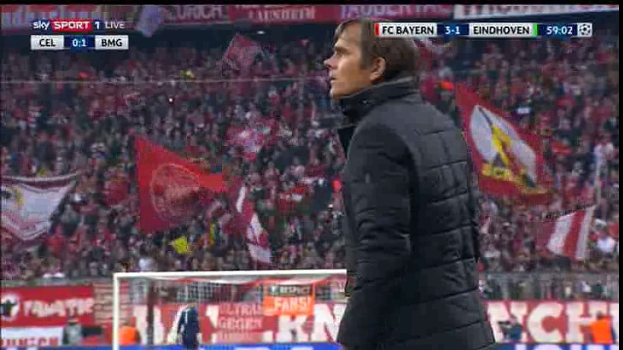 Robert Lewandowski Goal HD - Bayern Munich 3-1 PSV - 19-10-2016