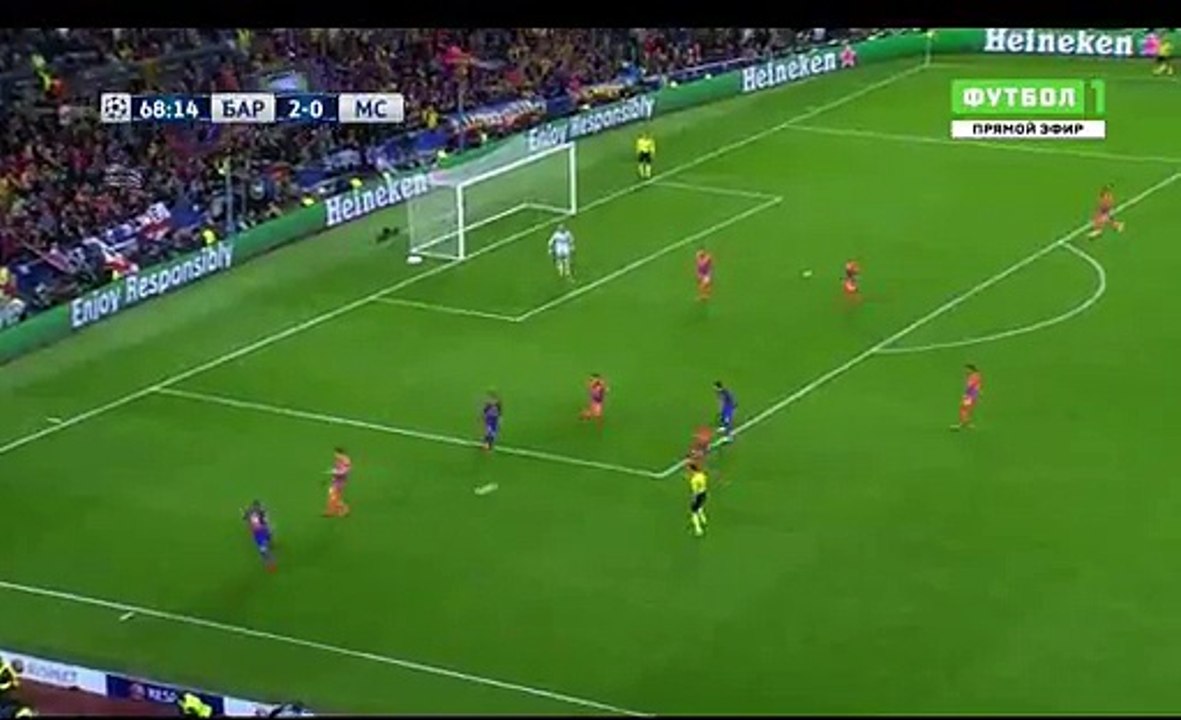 3-0  Leo Messi Goal HD - Barcelona 3-0 Manchester City 19.10.2016 HD