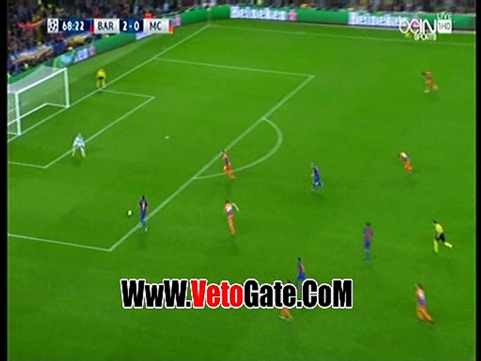 "ميسى"يتقدم بالثالث لـ برشلونة فى مانشستر سيتى