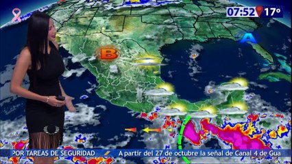 Susana Almeida Pronostico del Tiempo 19 de Octubre de 2016