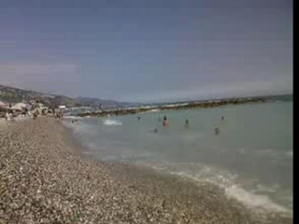 La plage de menton