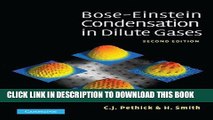 [PDF] Bose-Einstein Condensation in Dilute Gases Popular Online