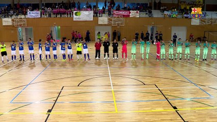 [HIGHLIGHTS] Futsal (Copa del Rei) Castelldefels – FC Barcelona Lassa (2-3)