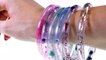 How To Make Aqua Sparkle Glitter Bracelets _ Fun DIY Crafts Projects for Kids with DCTC