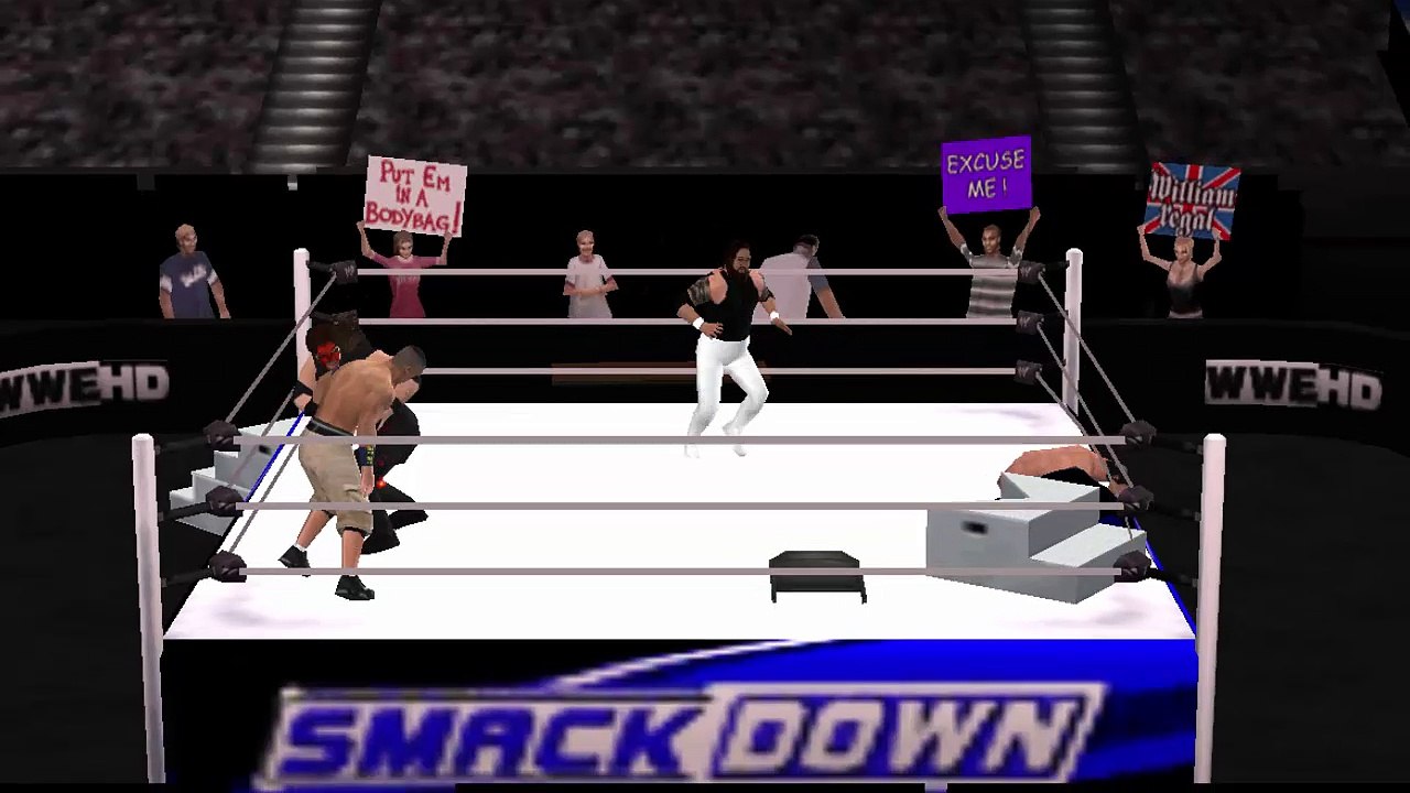 AJ styles kane vs john cena Bray Wyatt part 2