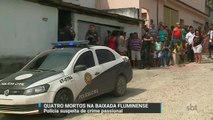 Quatro pessoas da família de um PM foram assassinadas no Rio de Janeiro