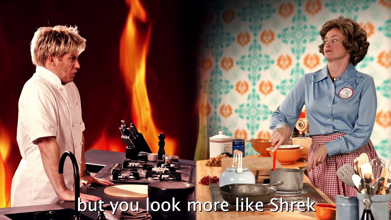 Gordon Ramsay vs Julia Child. Epic Rap Battles of History - Season 5