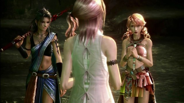 FFXIII-2 [HD] WALKTHROUGH PART 52B - SERAH & FANG/VANILLE CUTSCENE & A DYING WORLD 700 (1/2)