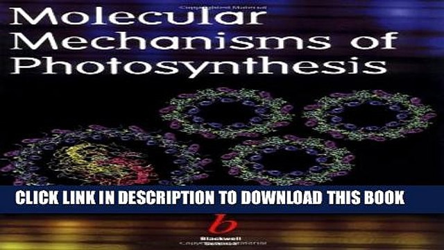 [DOWNLOAD] PDF Molecular Mechanisms of Photosynthesis Collection BEST SELLER