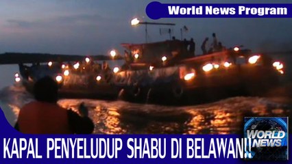 NGERI !! Video Amatir Kapal Penyeludup Sabu Serang Kapal Patroli Saat Akan Ditangkap (HEBOH)