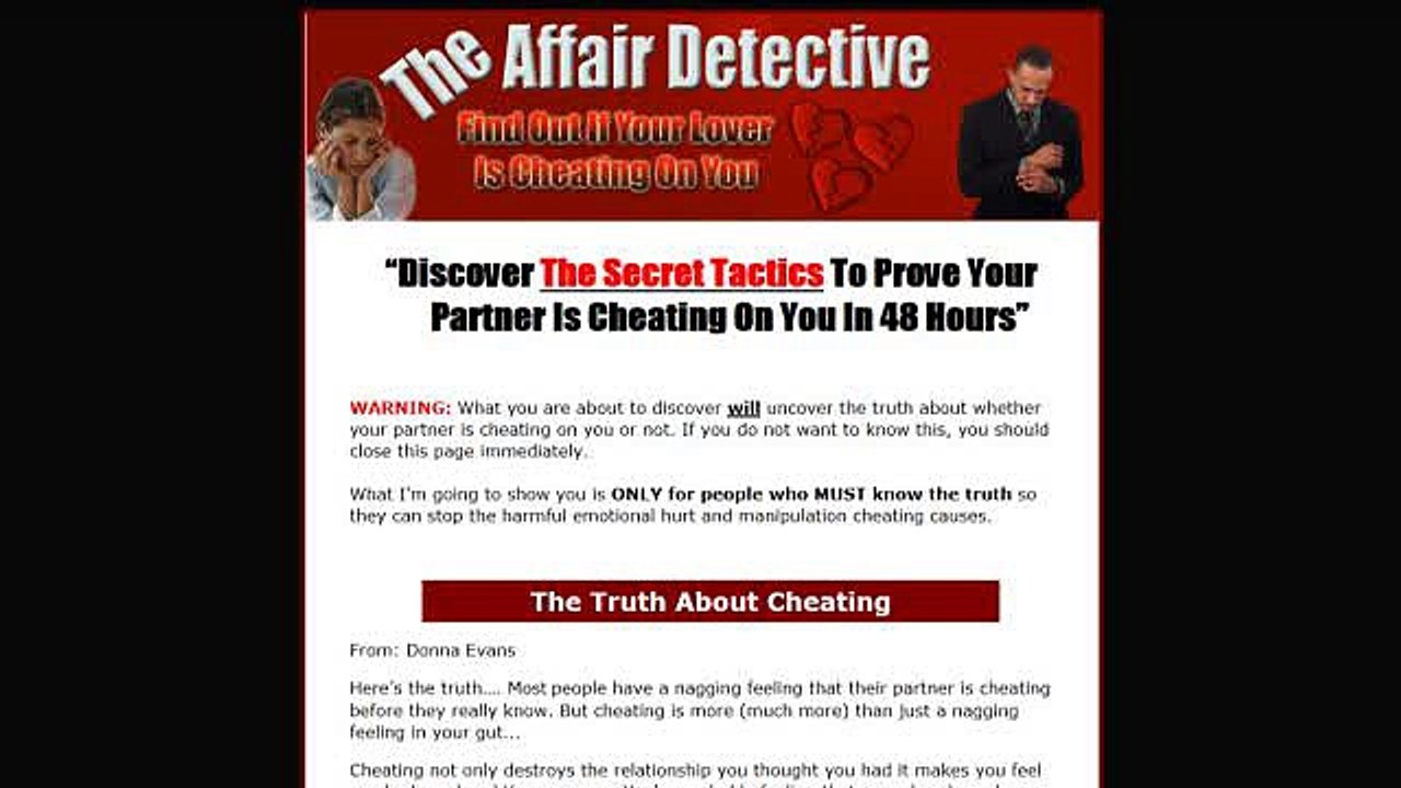 AFFAIR DETECTIVE