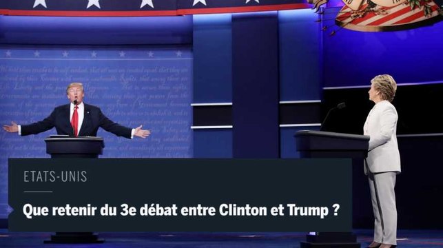 Débat Trump-Clinton : Les candidats avaient envie d'en découdre