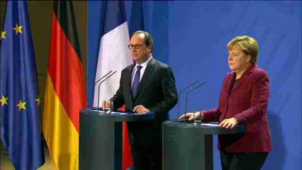 Merkel y Putin resucitan el "formato Normandía" para Ucrania