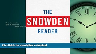 PDF ONLINE The Snowden Reader READ PDF FILE ONLINE