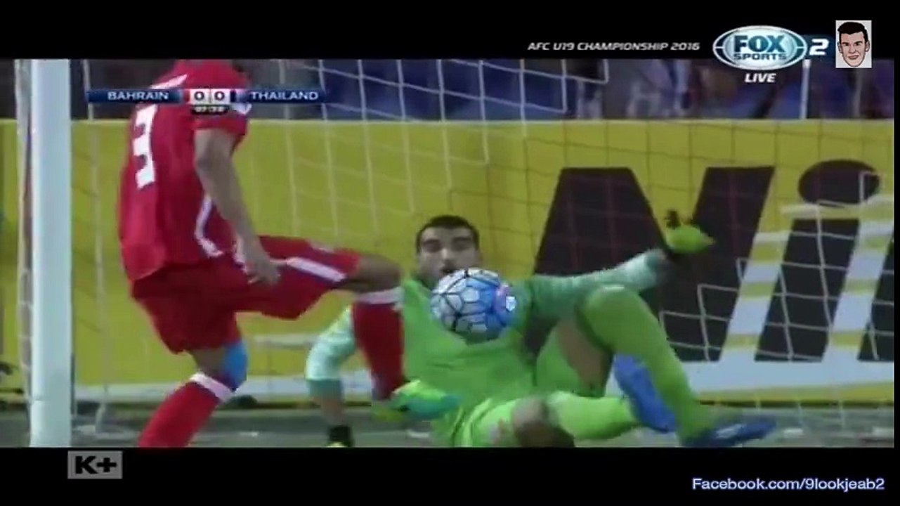 คลิปไฮไลท์ชิงแชมป์เอเชีย ยู-19 ทีมชาติไทย 2-3 บาห์เรน Thailand 2-3 Bahrain