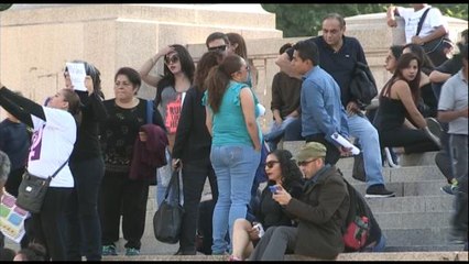 México se manifiesta contra los feminicidios en miércoles negro_