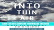 [BOOK] PDF Into Thin Air: A Personal Account of the Mt. Everest Disaster Collection BEST SELLER