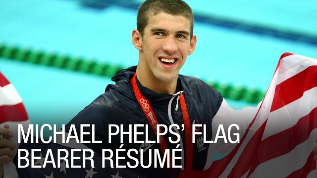 Michael Phelps’ Flag Bearer Résumé