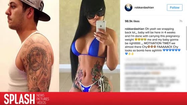 Rob Kardashian partage une photo pour se motiver à perdre du poids