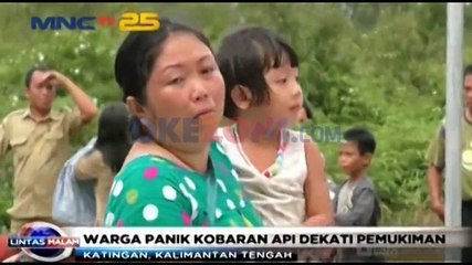 Kebakaran Lahan di Kalteng Dekati Pemukiman Warga