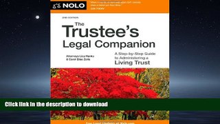 FAVORIT BOOK The Trustee s Legal Companion: A Step-by-Step Guide to Administering a Living Trust