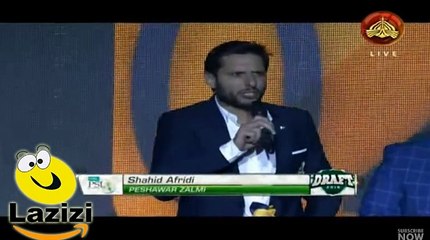 SHAHID AFRIDI MADE announcments