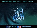 Mash'a'ALLAH voice...Must Listen