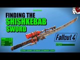 Fallout 4 - How to find the SHISHKEBAB Sword   4 Mini Nukes  (Best Weapons in Fallout 4 Guide)