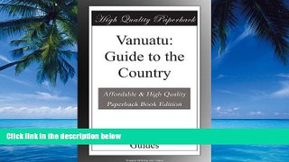 Big Deals  Vanuatu: Guide to the Country  Best Seller Books Best Seller
