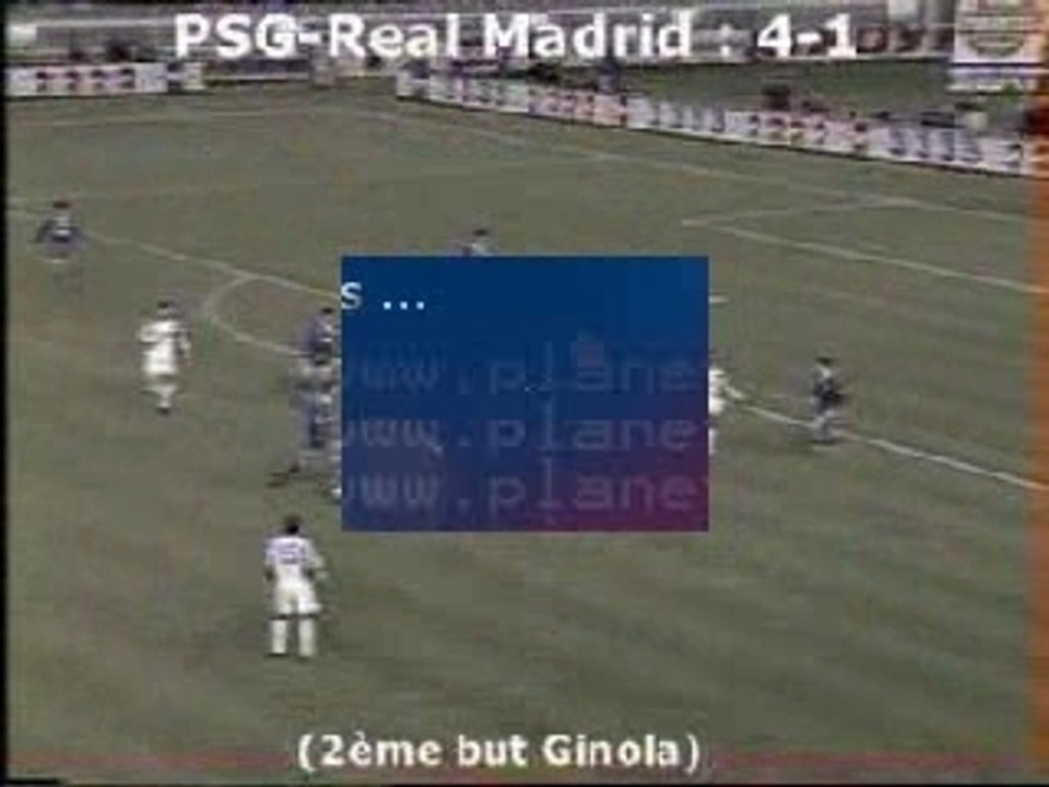Psg Real Madrid -2- Ginola