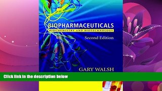 Online eBook Biopharmaceuticals: Biochemistry and Biotechnology