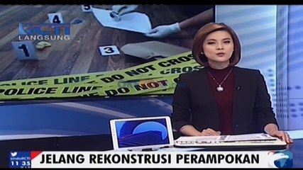 Jelang Rekontruksi Perampokan di Pondok Indah